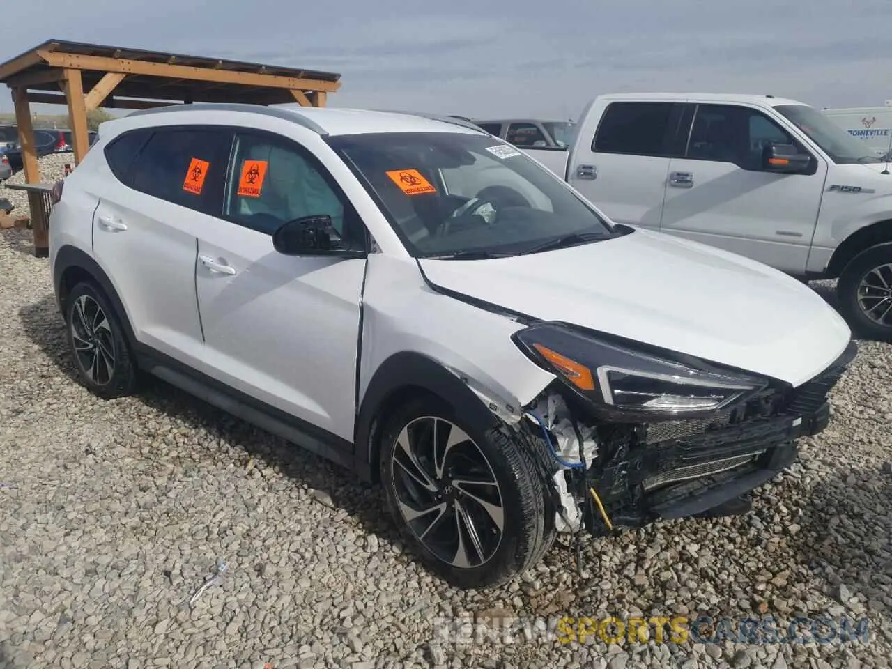 4 Photograph of a damaged car KM8J3CAL7KU964804 HYUNDAI TUCSON 2019