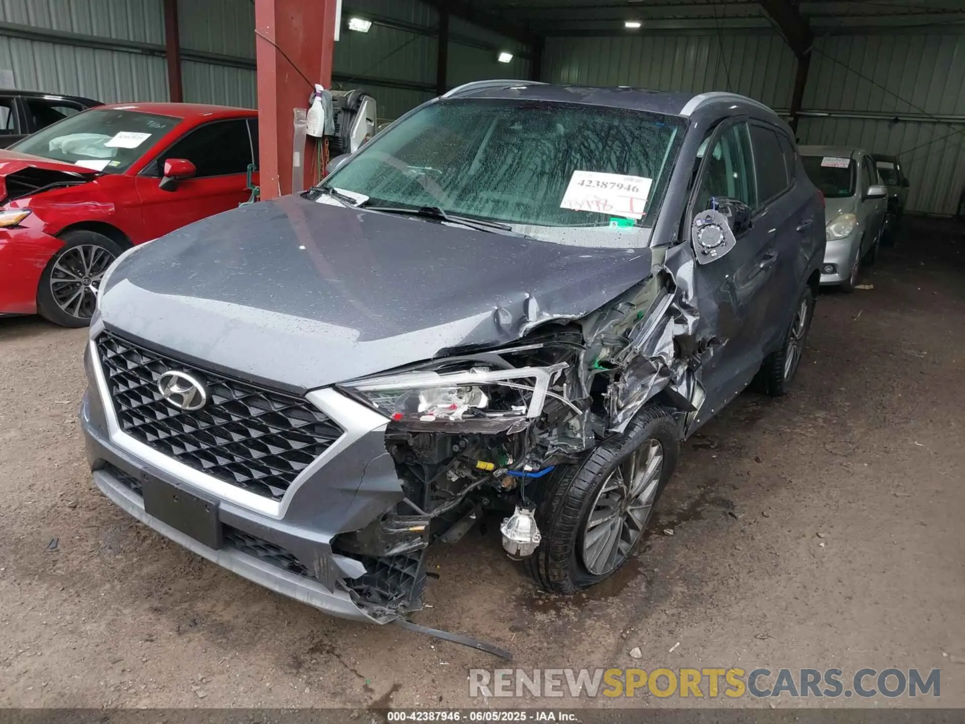 2 Photograph of a damaged car KM8J3CAL7KU993669 HYUNDAI TUCSON 2019
