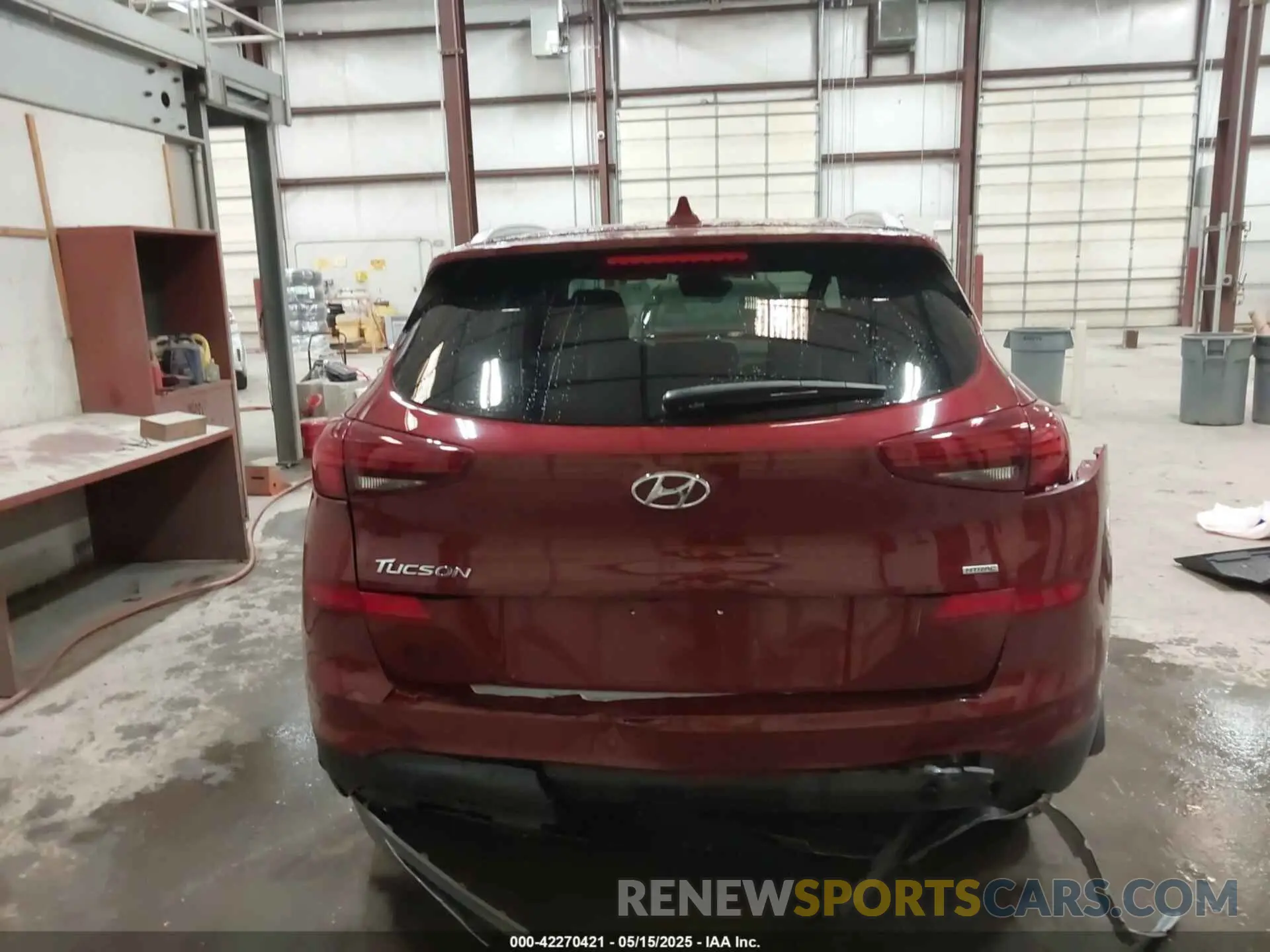 16 Photograph of a damaged car KM8J3CAL8KU848771 HYUNDAI TUCSON 2019