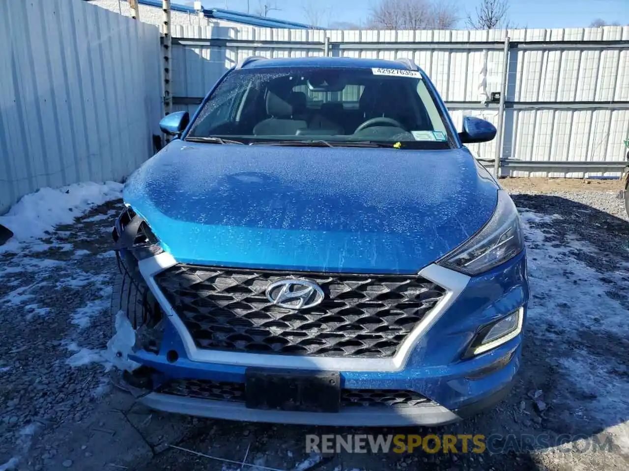 5 Photograph of a damaged car KM8J3CAL8KU995222 HYUNDAI TUCSON 2019