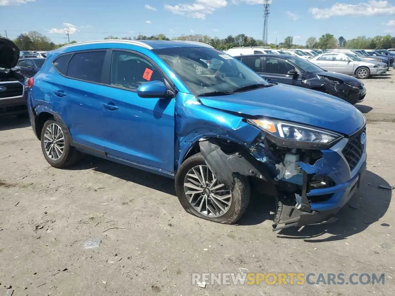 4 Photograph of a damaged car KM8J3CAL9KU014511 HYUNDAI TUCSON 2019