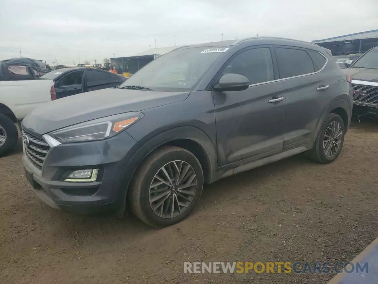1 Photograph of a damaged car KM8J3CAL9KU037237 HYUNDAI TUCSON 2019