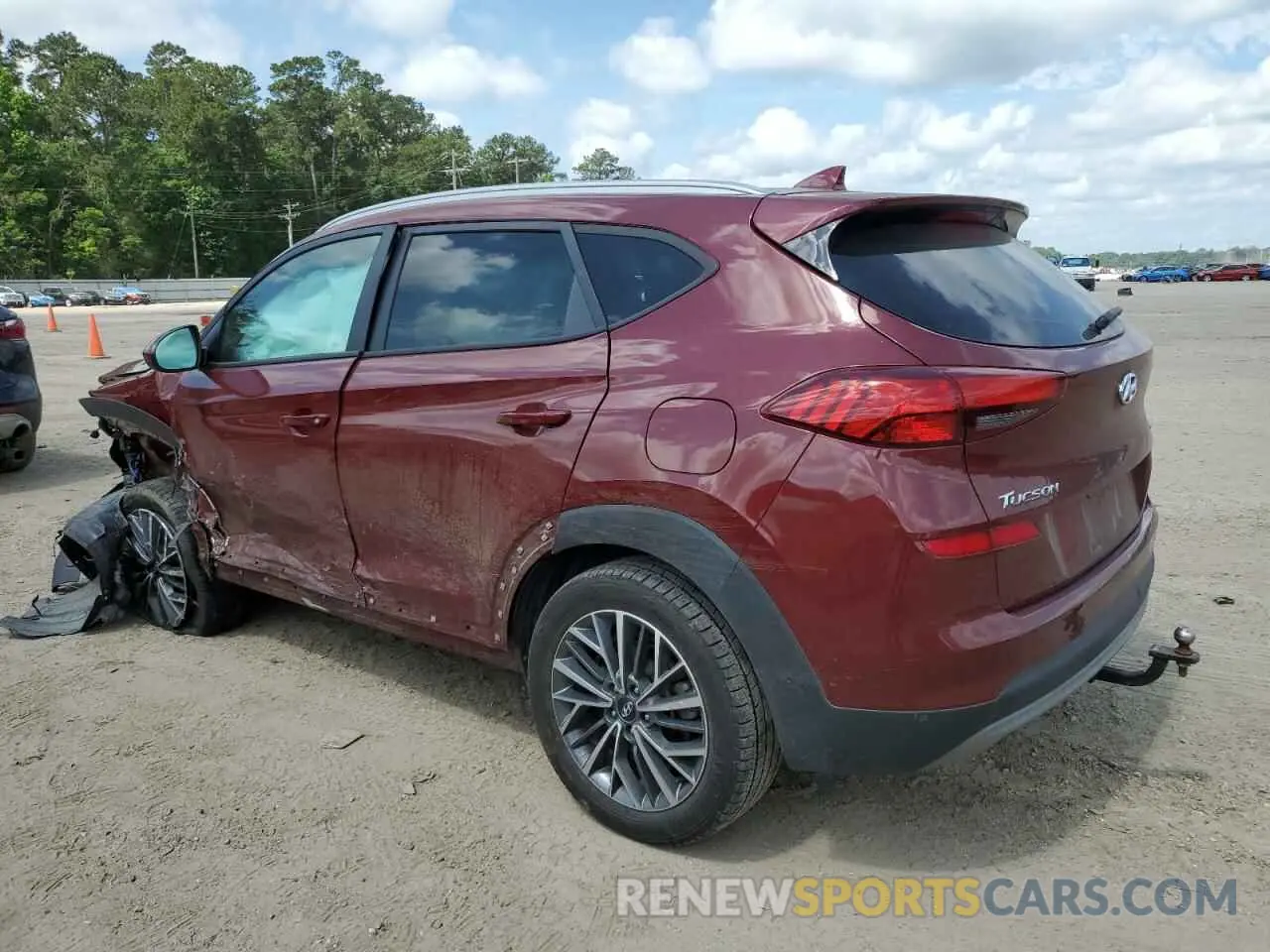2 Photograph of a damaged car KM8J3CAL9KU048268 HYUNDAI TUCSON 2019