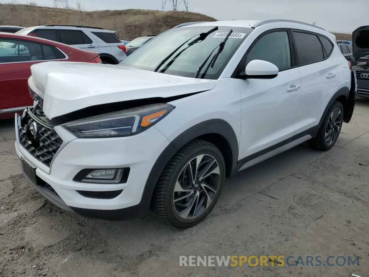 1 Photograph of a damaged car KM8J3CAL9KU963671 HYUNDAI TUCSON 2019