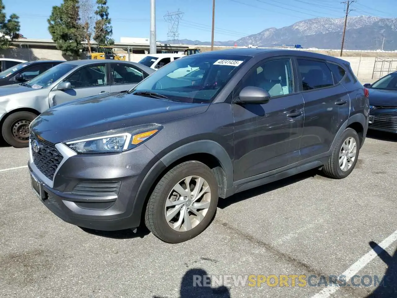 1 Photograph of a damaged car KM8J23A40LU081141 HYUNDAI TUCSON 2020