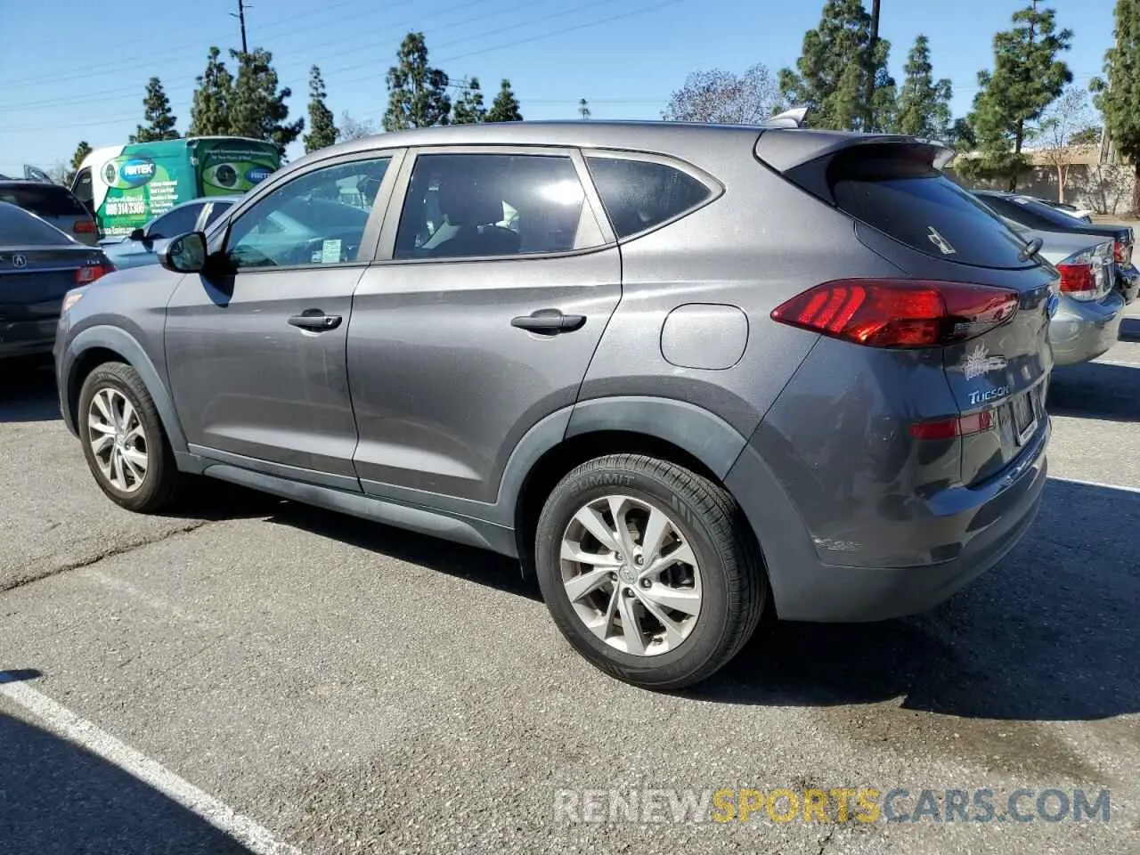 2 Photograph of a damaged car KM8J23A40LU081141 HYUNDAI TUCSON 2020