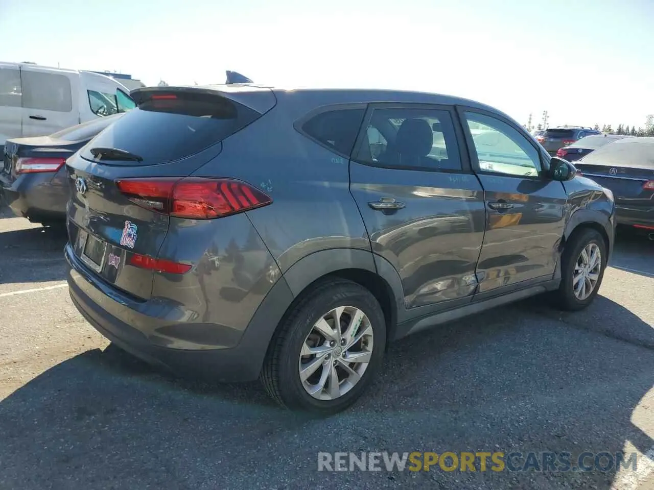 3 Photograph of a damaged car KM8J23A40LU081141 HYUNDAI TUCSON 2020