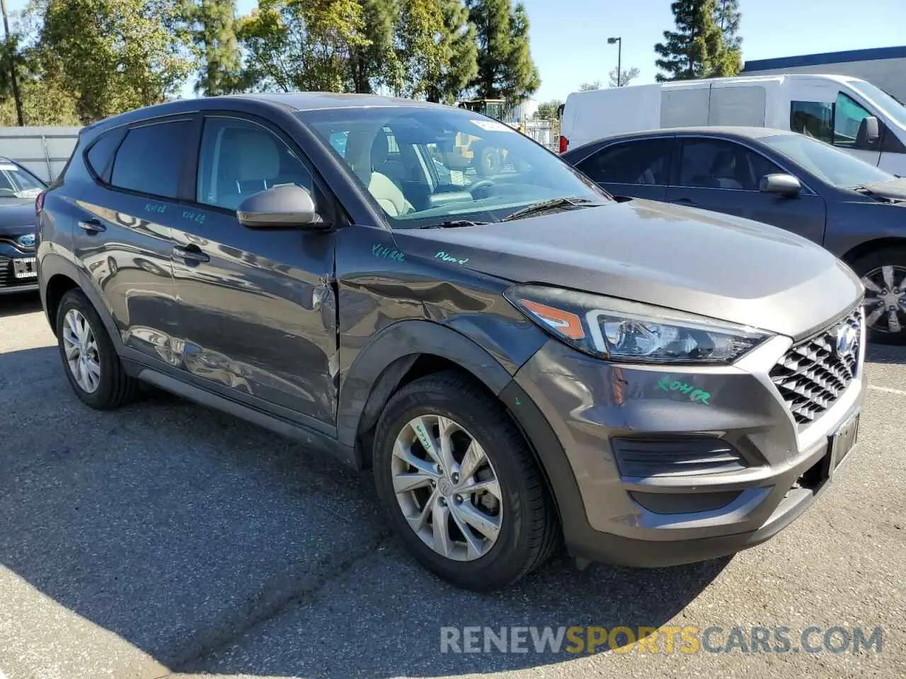 4 Photograph of a damaged car KM8J23A40LU081141 HYUNDAI TUCSON 2020