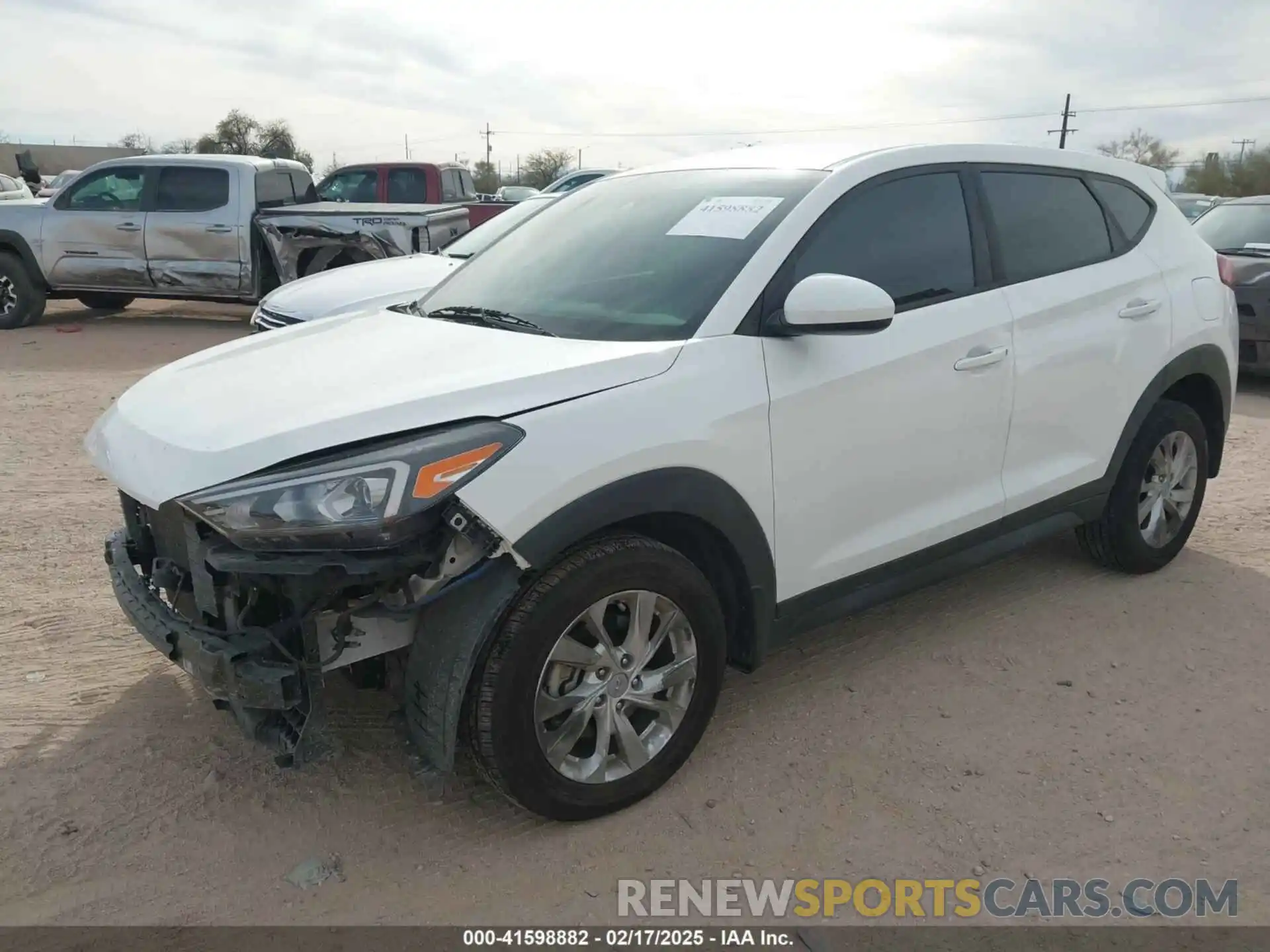 2 Photograph of a damaged car KM8J23A40LU102540 HYUNDAI TUCSON 2020