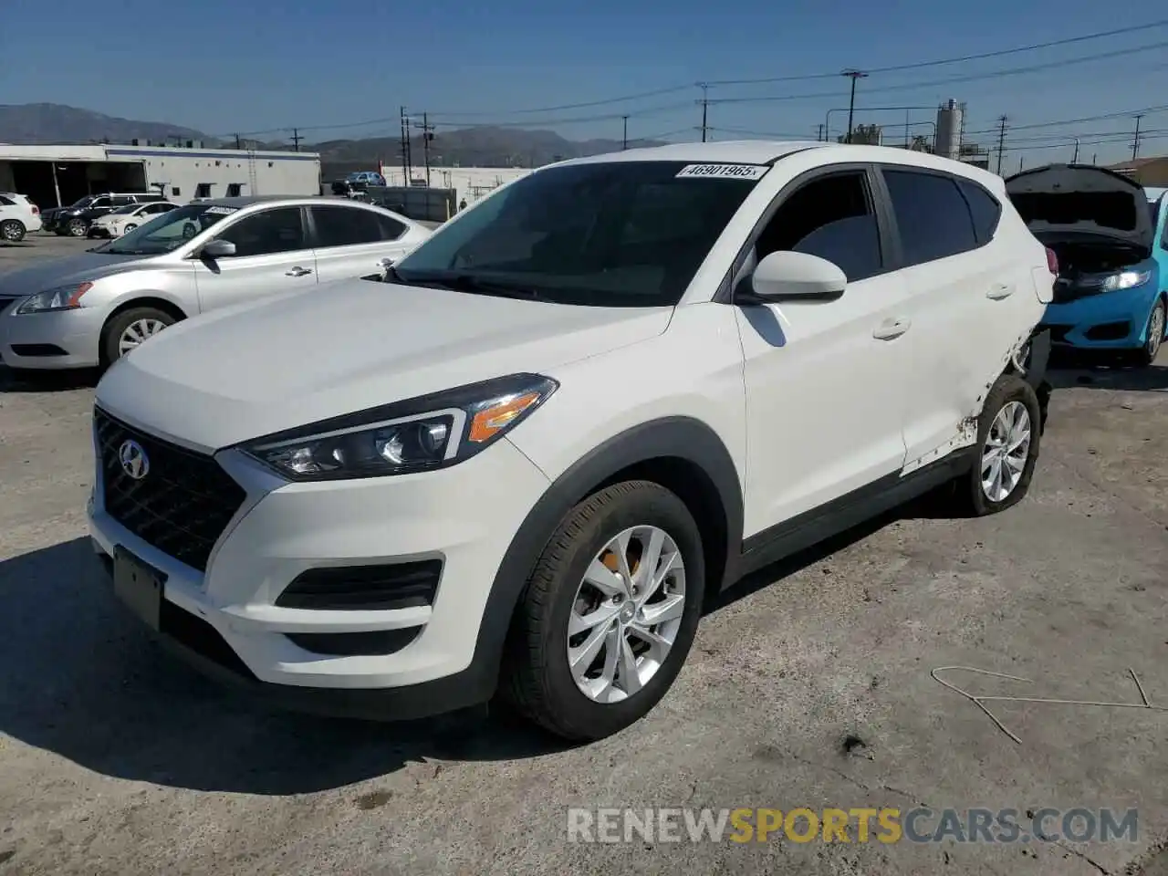 1 Photograph of a damaged car KM8J23A41LU109867 HYUNDAI TUCSON 2020