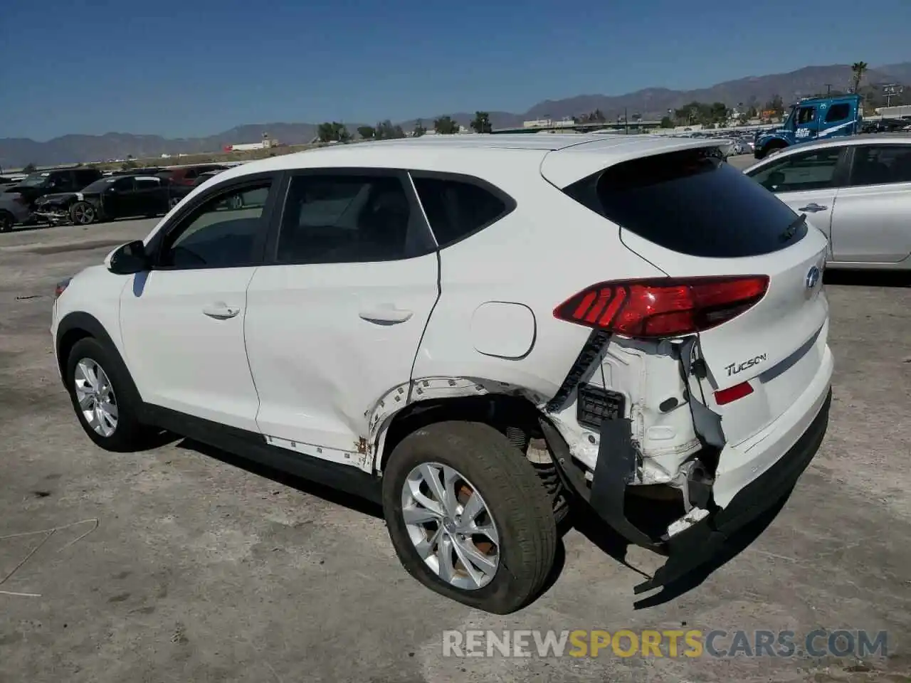 2 Photograph of a damaged car KM8J23A41LU109867 HYUNDAI TUCSON 2020