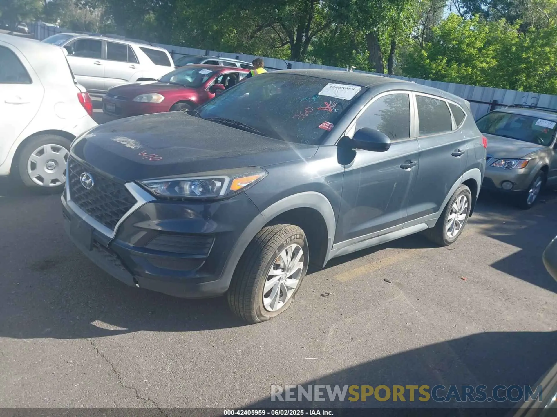 2 Photograph of a damaged car KM8J23A41LU181796 HYUNDAI TUCSON 2020