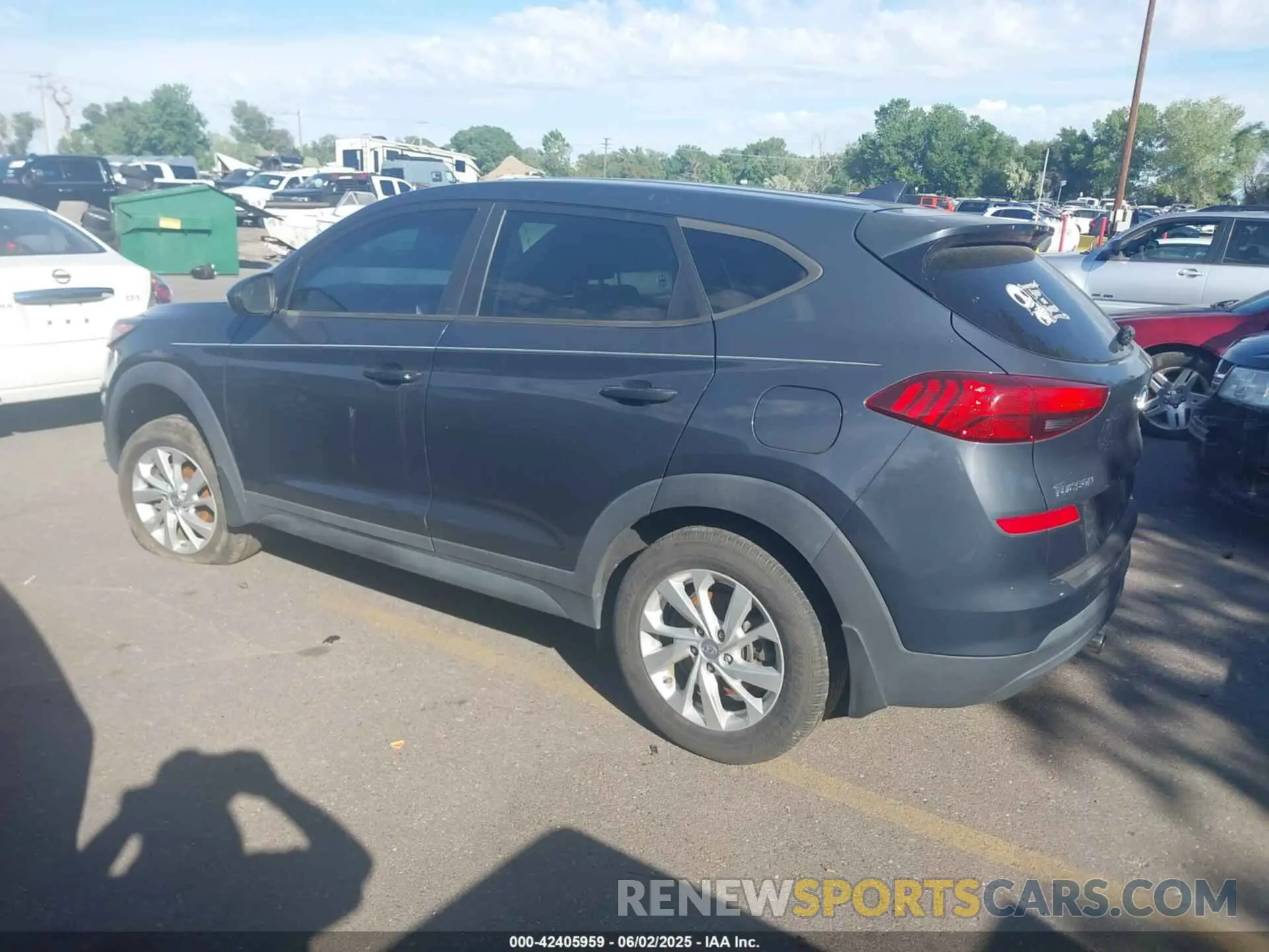 3 Photograph of a damaged car KM8J23A41LU181796 HYUNDAI TUCSON 2020