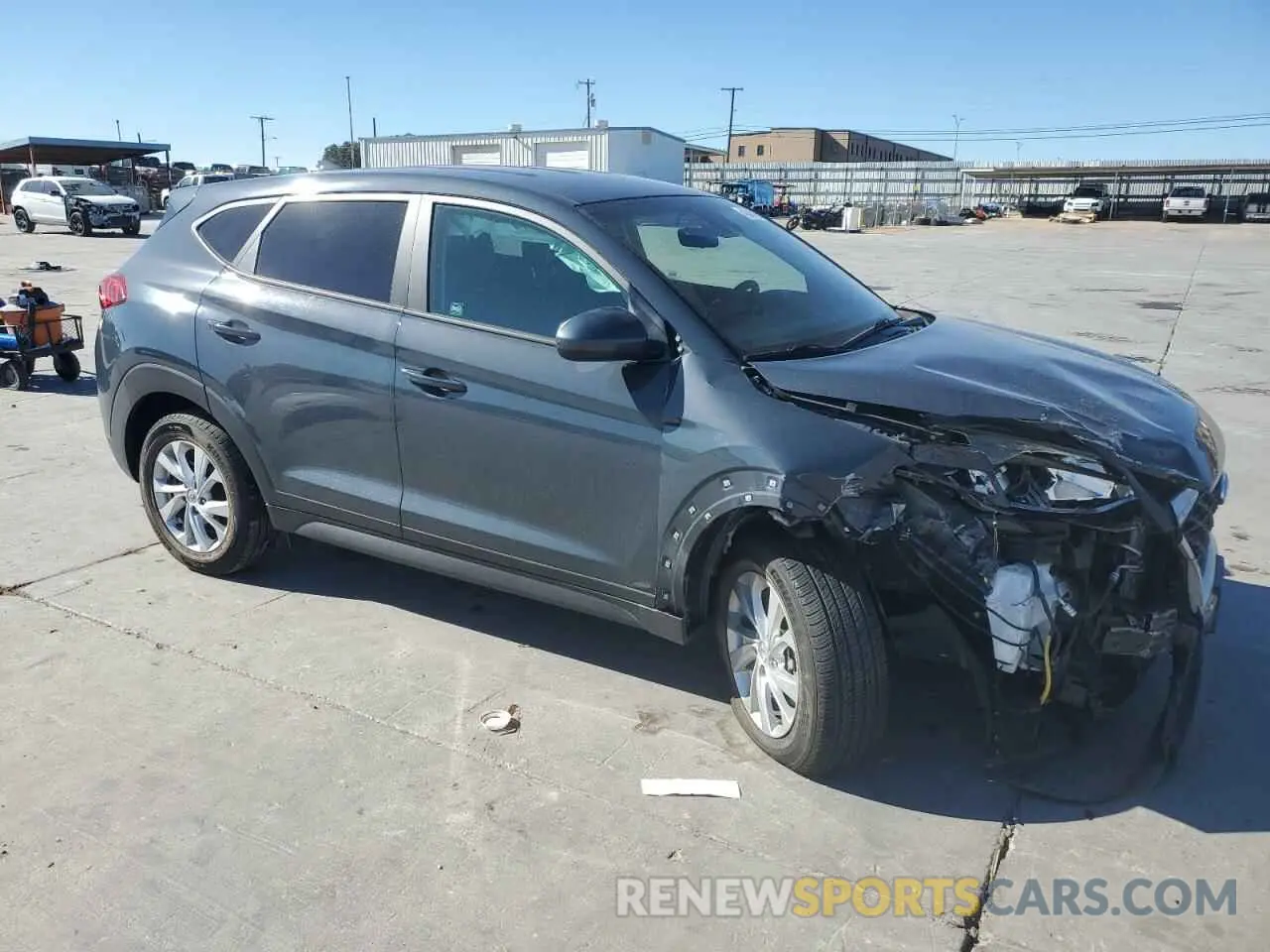 4 Photograph of a damaged car KM8J23A41LU218913 HYUNDAI TUCSON 2020