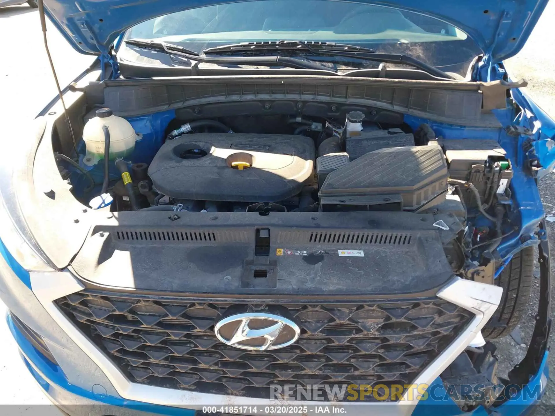 10 Photograph of a damaged car KM8J23A42LU135653 HYUNDAI TUCSON 2020