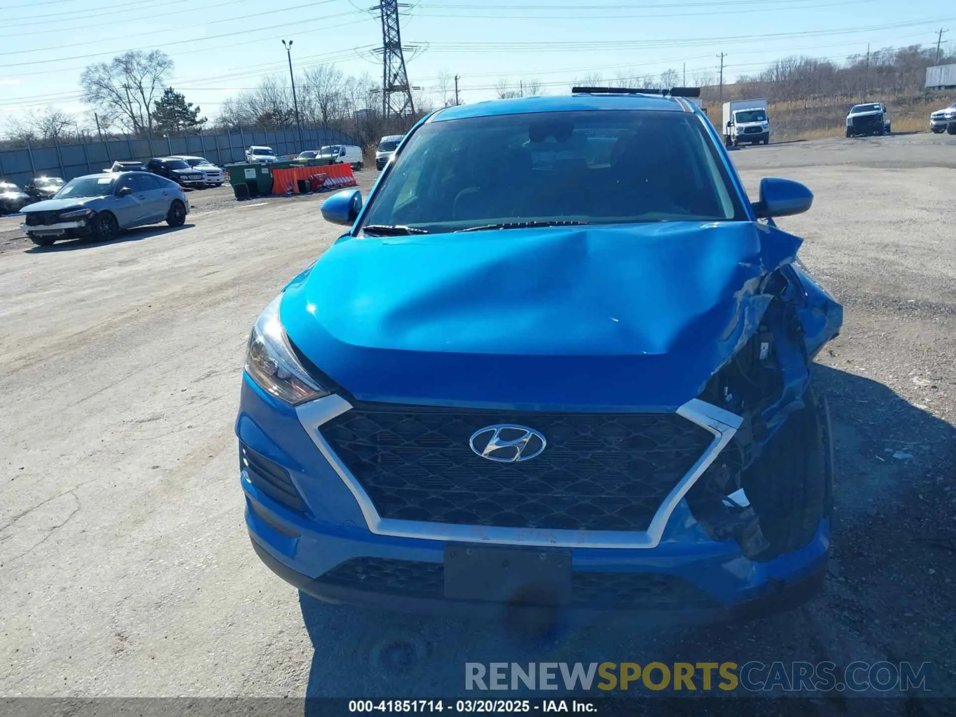 12 Photograph of a damaged car KM8J23A42LU135653 HYUNDAI TUCSON 2020