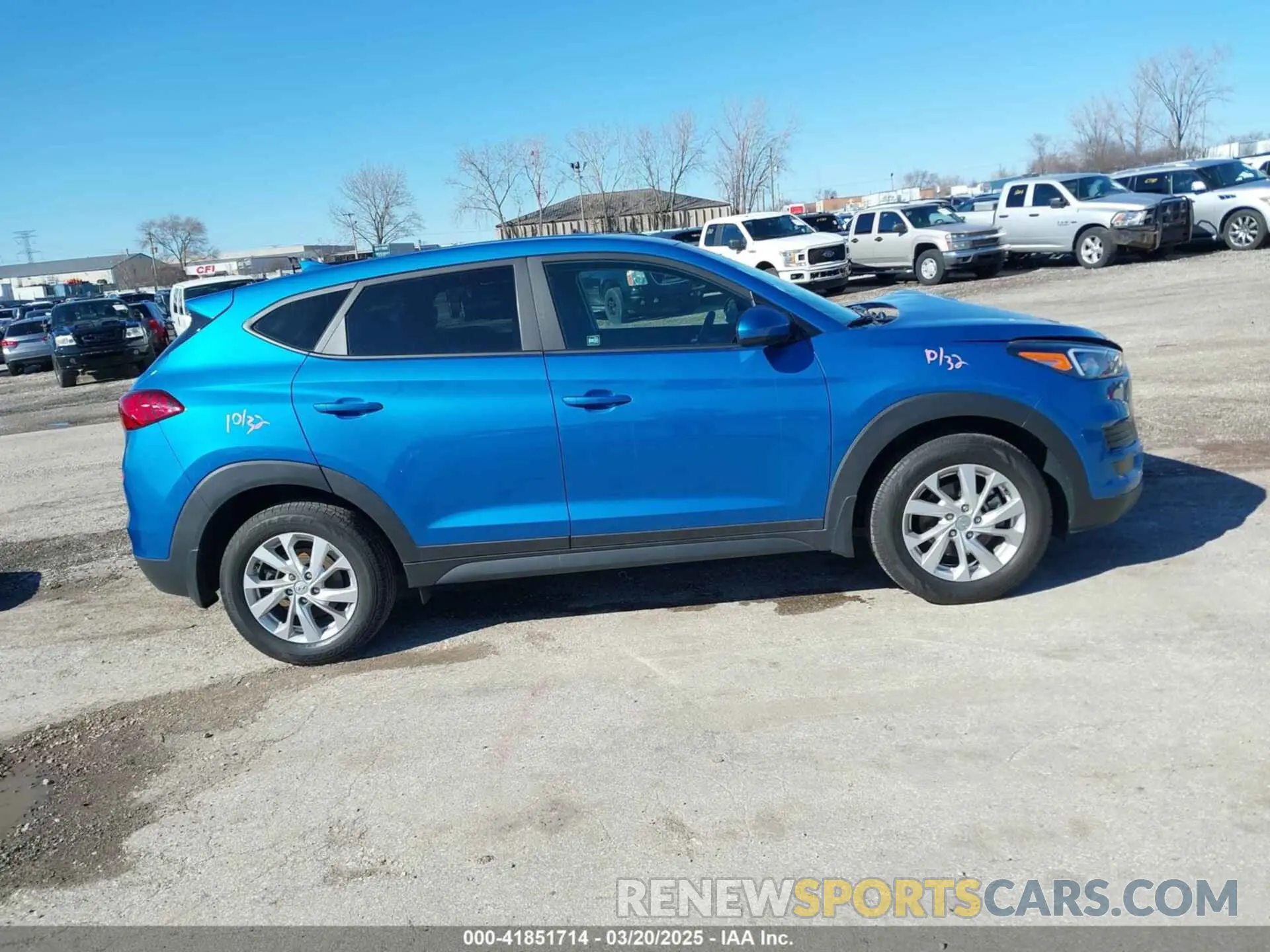 13 Photograph of a damaged car KM8J23A42LU135653 HYUNDAI TUCSON 2020