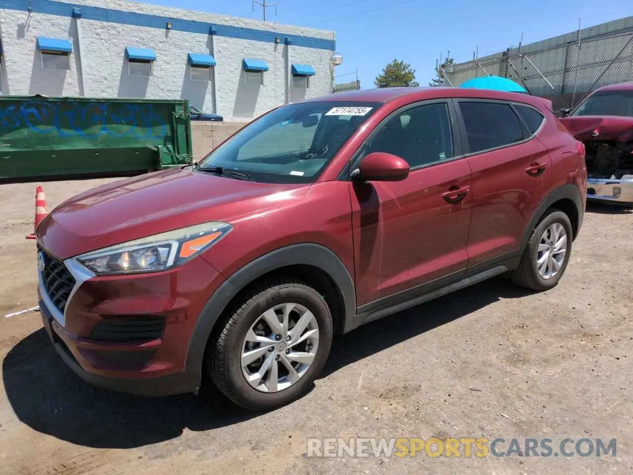 1 Photograph of a damaged car KM8J23A42LU179507 HYUNDAI TUCSON 2020
