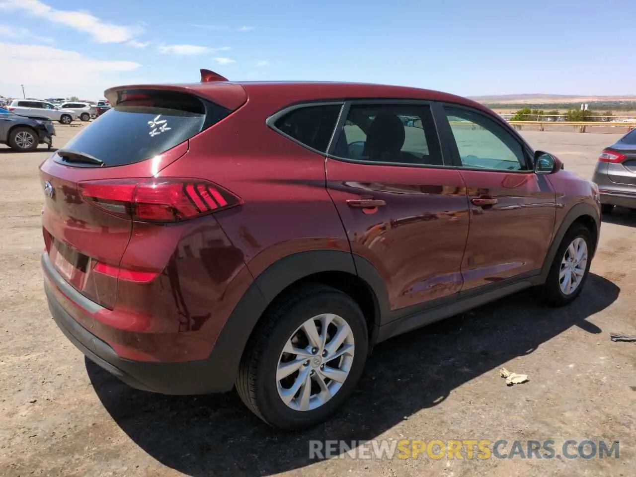 3 Photograph of a damaged car KM8J23A42LU179507 HYUNDAI TUCSON 2020