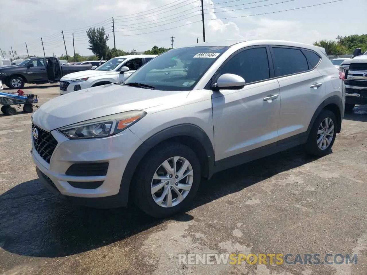 1 Photograph of a damaged car KM8J23A43LU094577 HYUNDAI TUCSON 2020