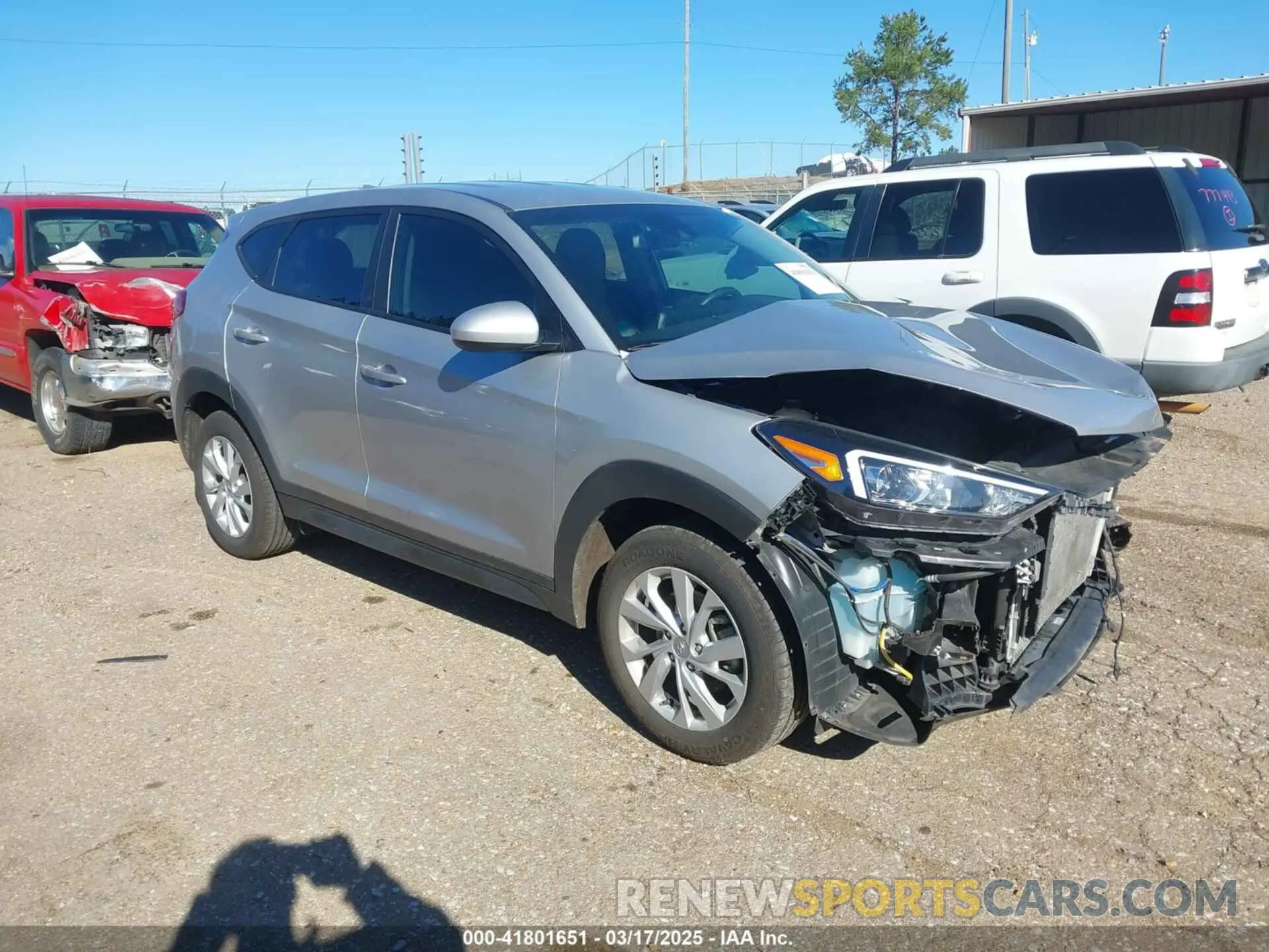 1 Photograph of a damaged car KM8J23A43LU235115 HYUNDAI TUCSON 2020
