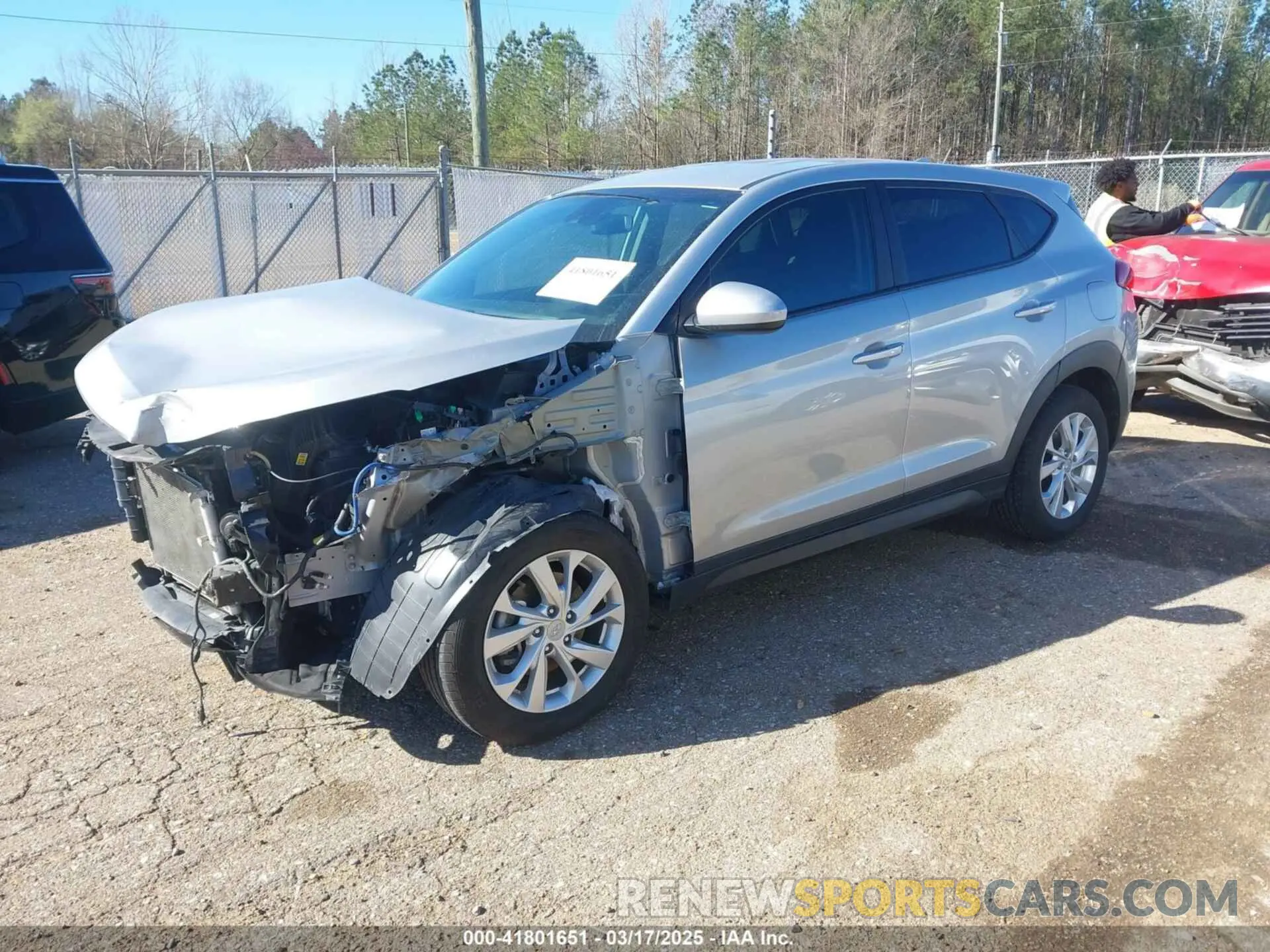 2 Photograph of a damaged car KM8J23A43LU235115 HYUNDAI TUCSON 2020