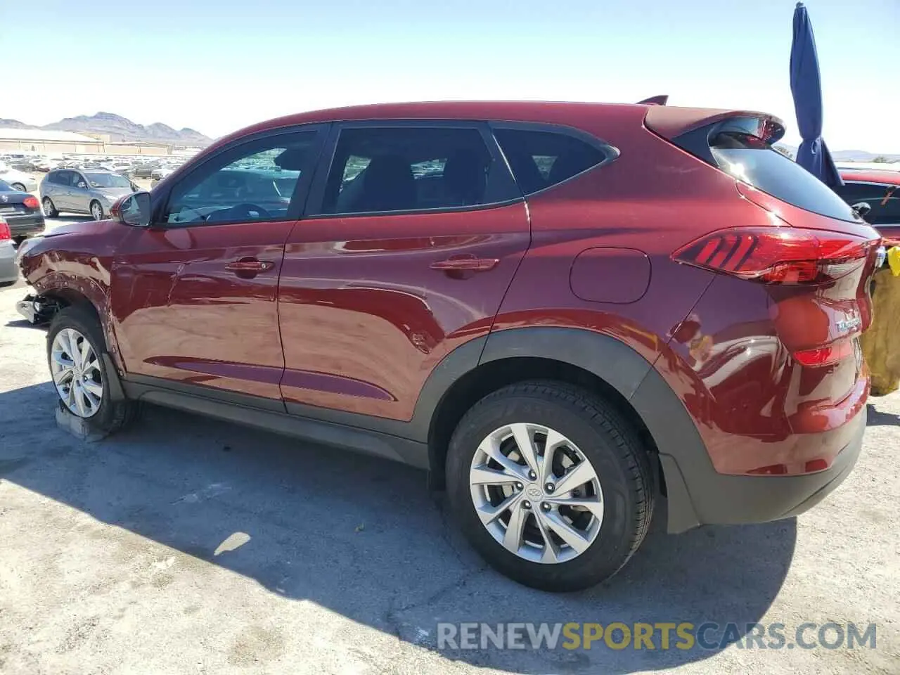 2 Photograph of a damaged car KM8J23A44LU089954 HYUNDAI TUCSON 2020