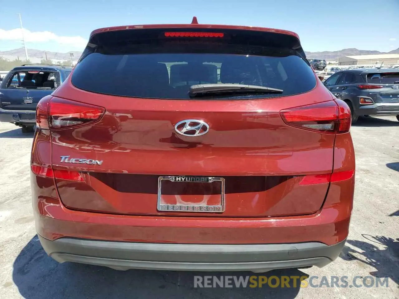 6 Photograph of a damaged car KM8J23A44LU089954 HYUNDAI TUCSON 2020