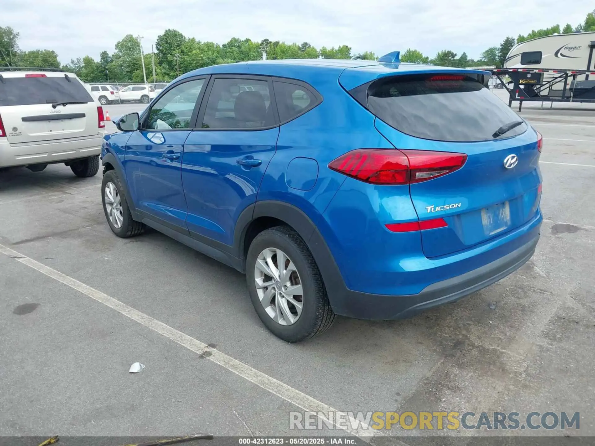 3 Photograph of a damaged car KM8J23A44LU099867 HYUNDAI TUCSON 2020