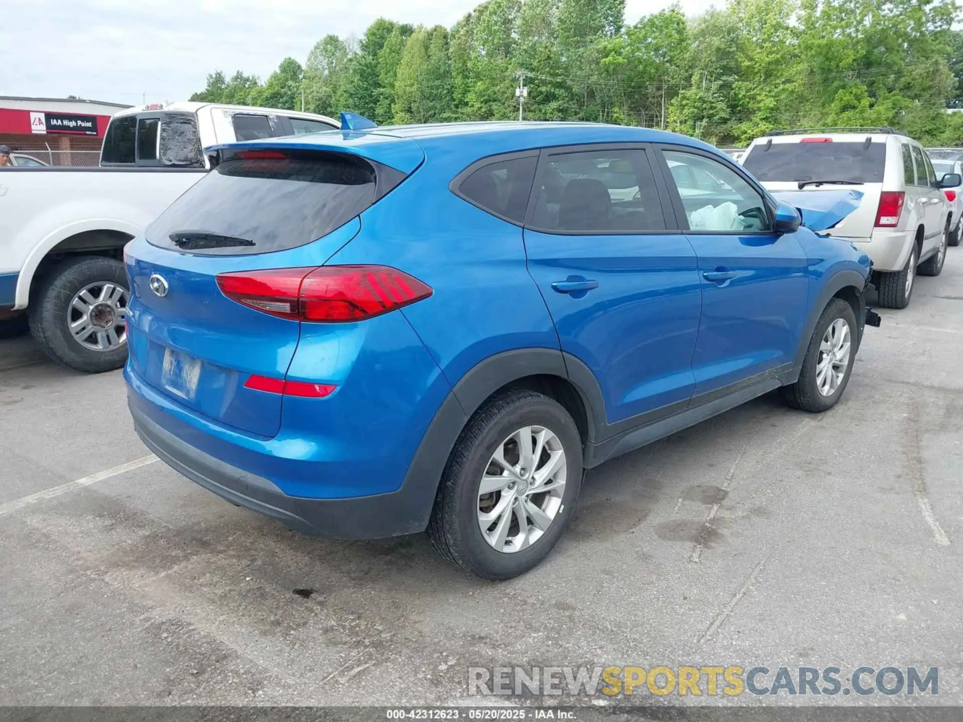 4 Photograph of a damaged car KM8J23A44LU099867 HYUNDAI TUCSON 2020