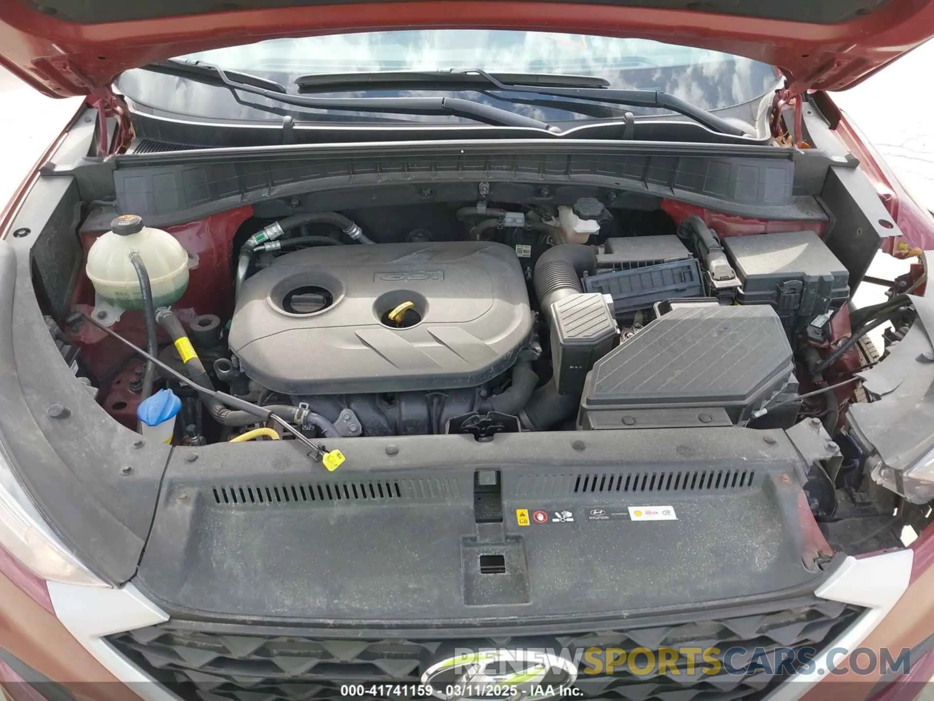 10 Photograph of a damaged car KM8J23A44LU166774 HYUNDAI TUCSON 2020
