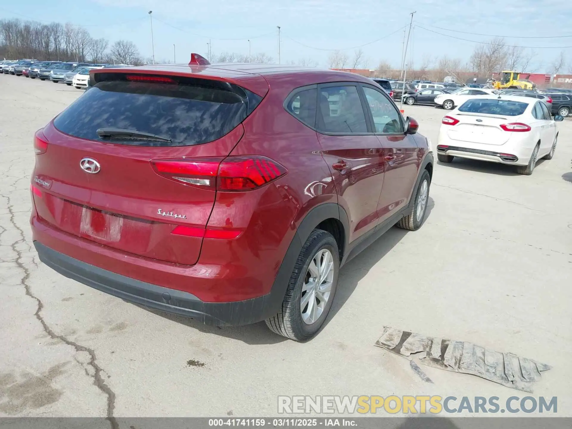 4 Photograph of a damaged car KM8J23A44LU166774 HYUNDAI TUCSON 2020