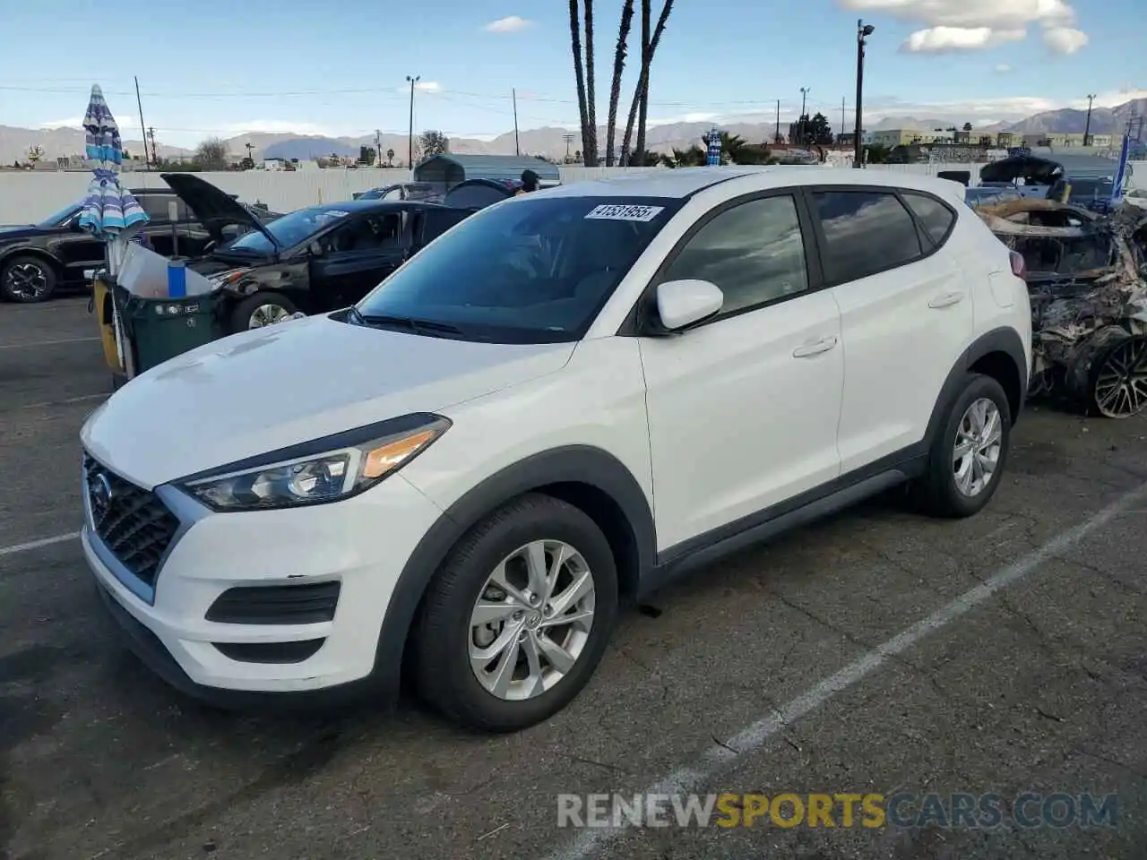 1 Photograph of a damaged car KM8J23A44LU191142 HYUNDAI TUCSON 2020