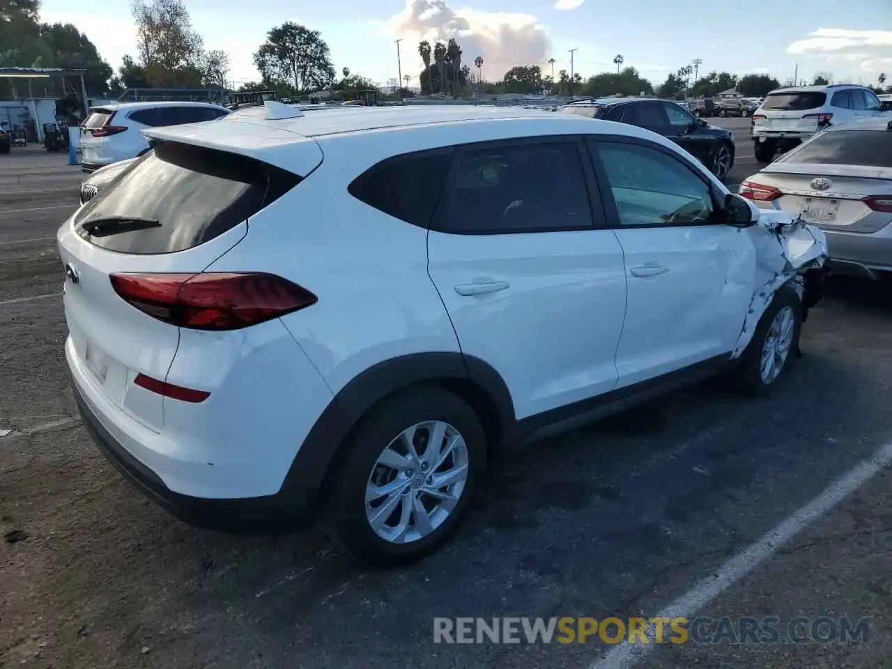 3 Photograph of a damaged car KM8J23A44LU191142 HYUNDAI TUCSON 2020