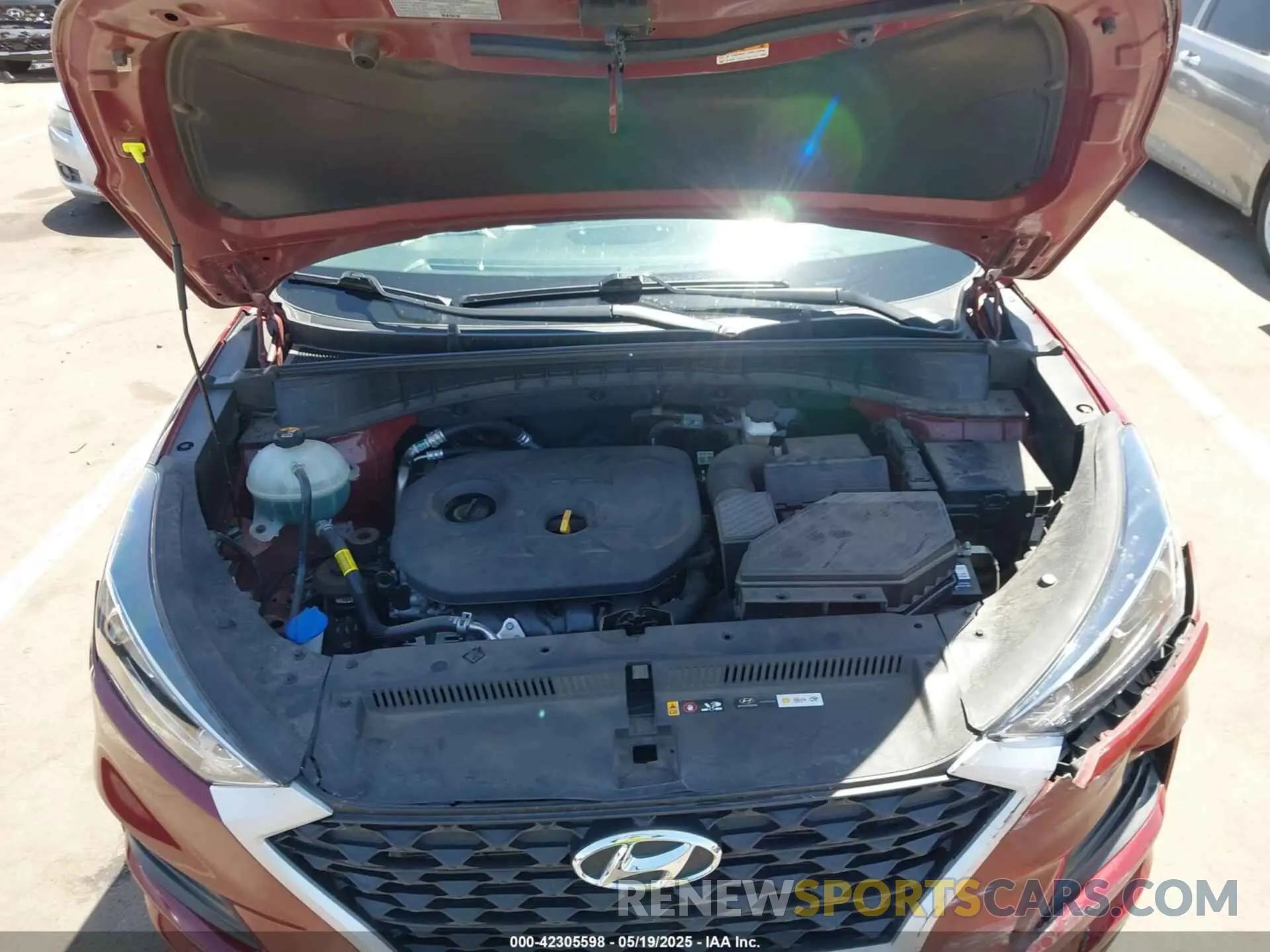 10 Photograph of a damaged car KM8J23A45LU116031 HYUNDAI TUCSON 2020