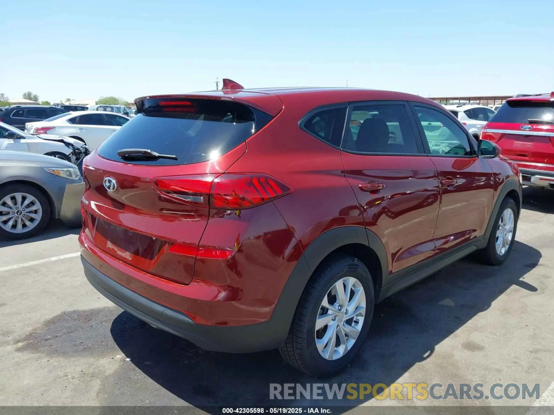 4 Photograph of a damaged car KM8J23A45LU116031 HYUNDAI TUCSON 2020