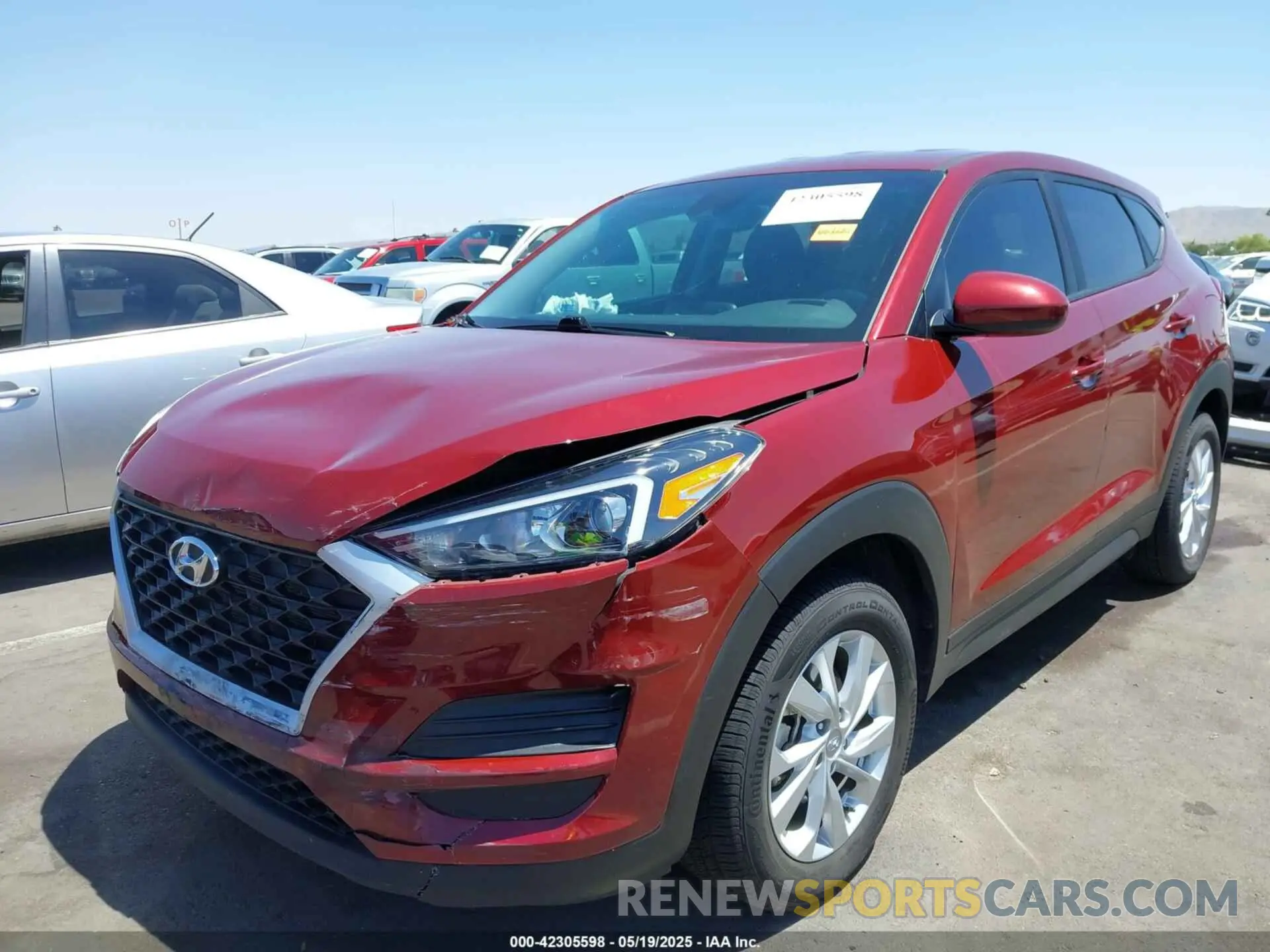 6 Photograph of a damaged car KM8J23A45LU116031 HYUNDAI TUCSON 2020