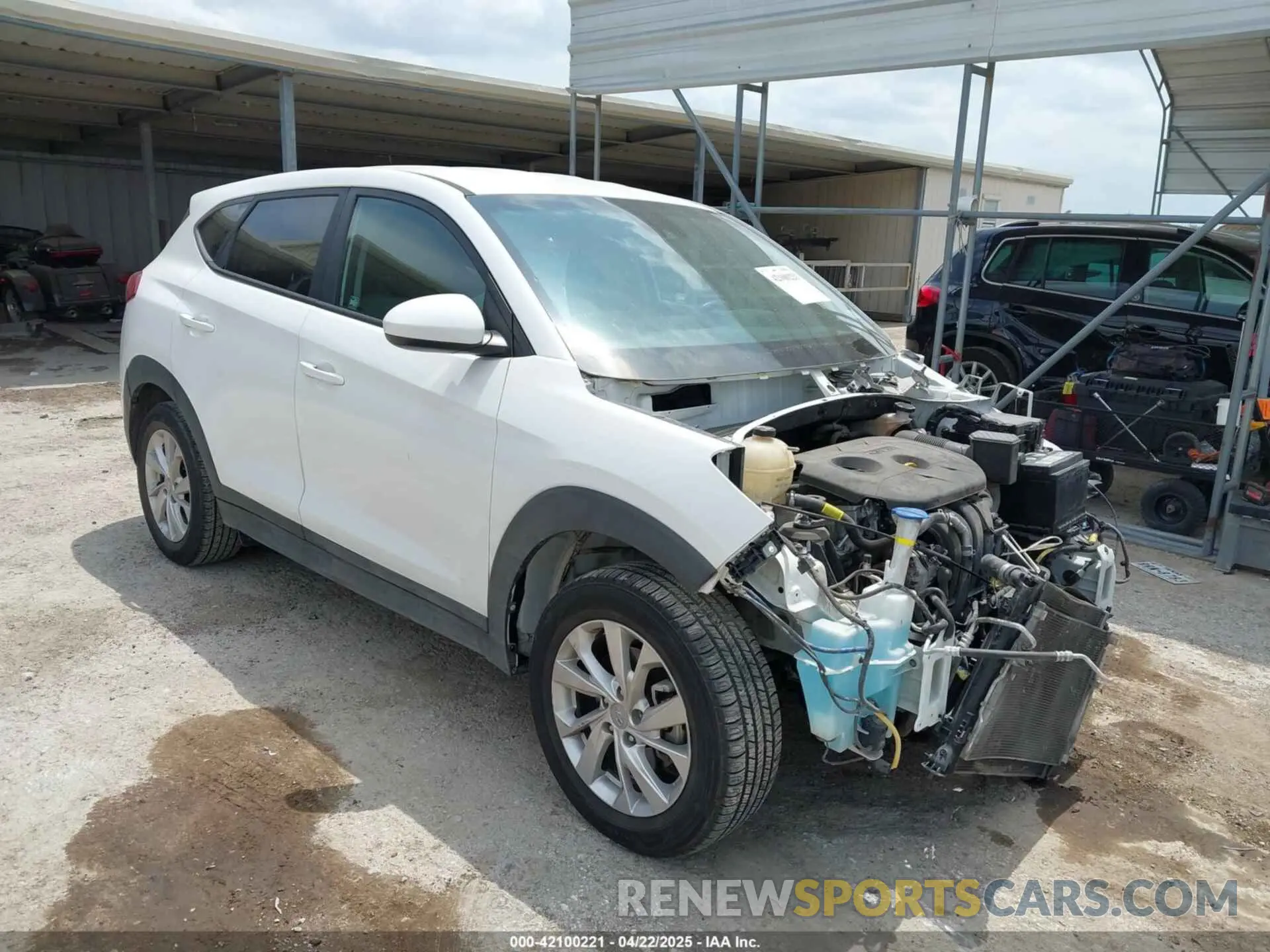 1 Photograph of a damaged car KM8J23A45LU212774 HYUNDAI TUCSON 2020