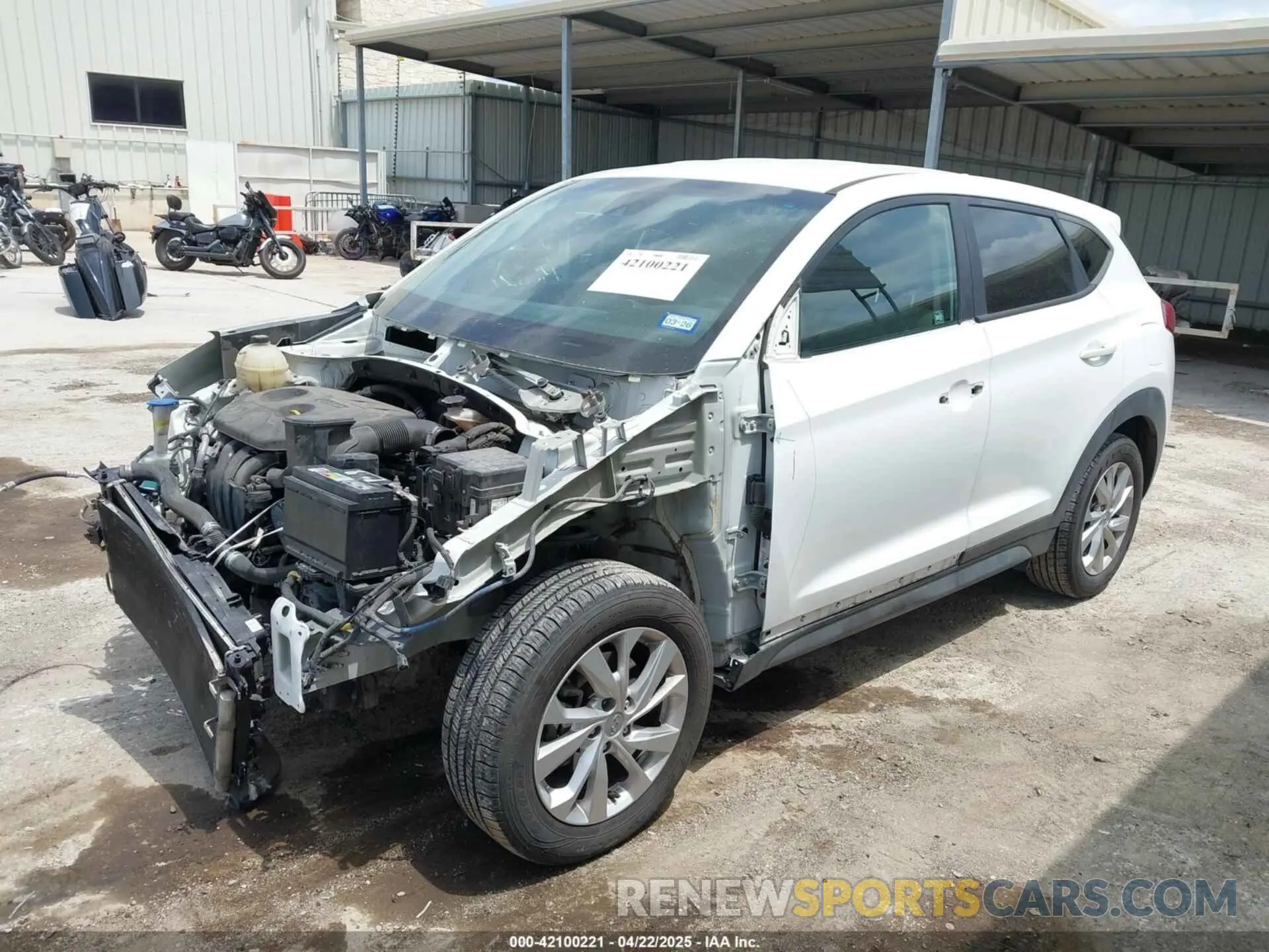 2 Photograph of a damaged car KM8J23A45LU212774 HYUNDAI TUCSON 2020