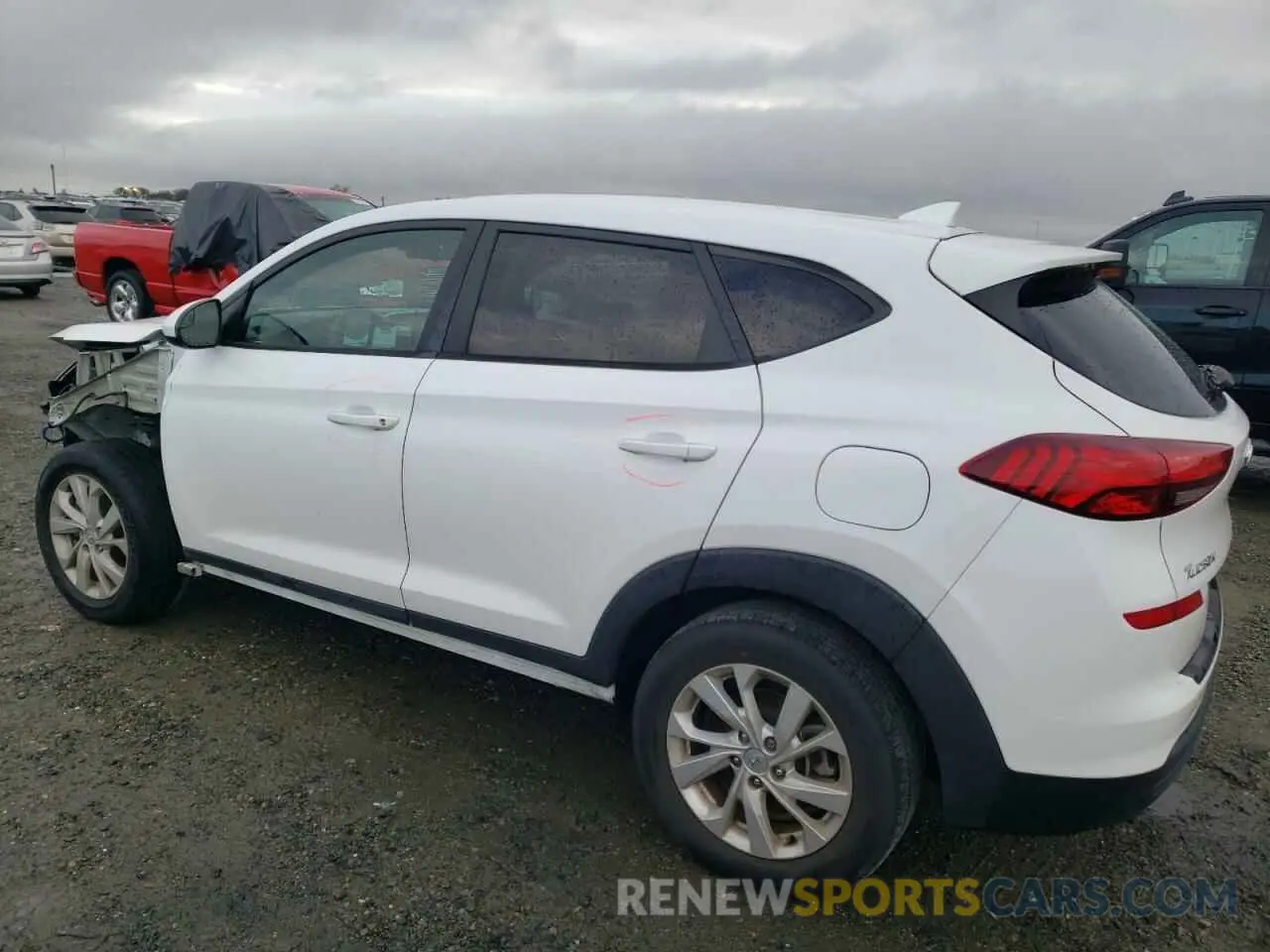2 Photograph of a damaged car KM8J23A46LU189439 HYUNDAI TUCSON 2020