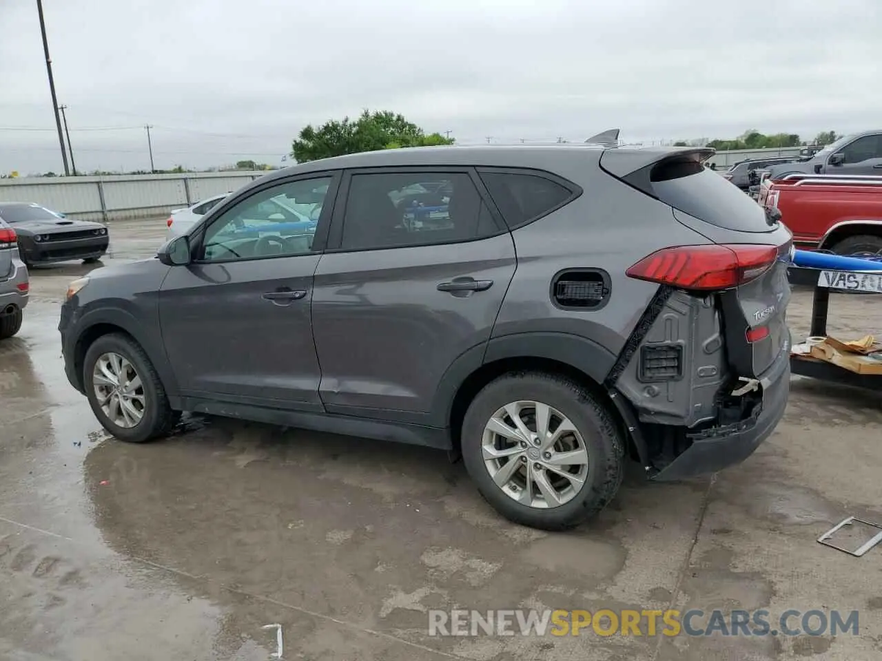 2 Photograph of a damaged car KM8J23A47LU083159 HYUNDAI TUCSON 2020
