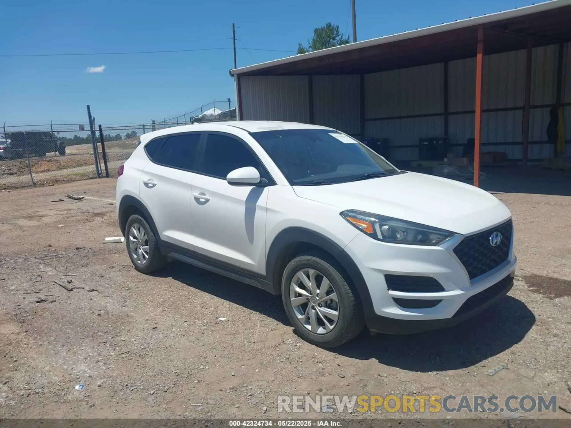 1 Photograph of a damaged car KM8J23A47LU117892 HYUNDAI TUCSON 2020