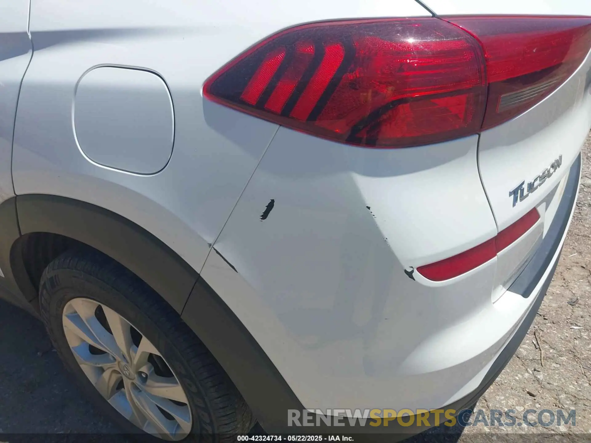 6 Photograph of a damaged car KM8J23A47LU117892 HYUNDAI TUCSON 2020