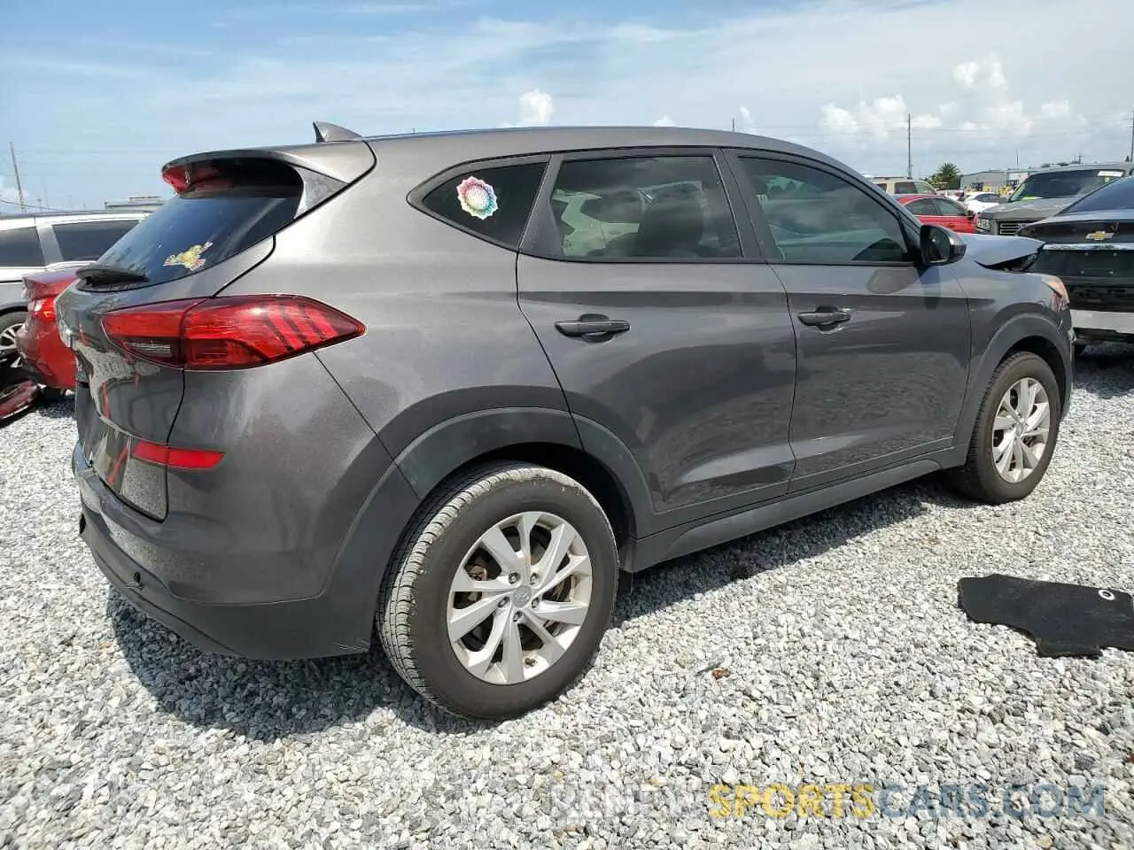 3 Photograph of a damaged car KM8J23A48LU106061 HYUNDAI TUCSON 2020