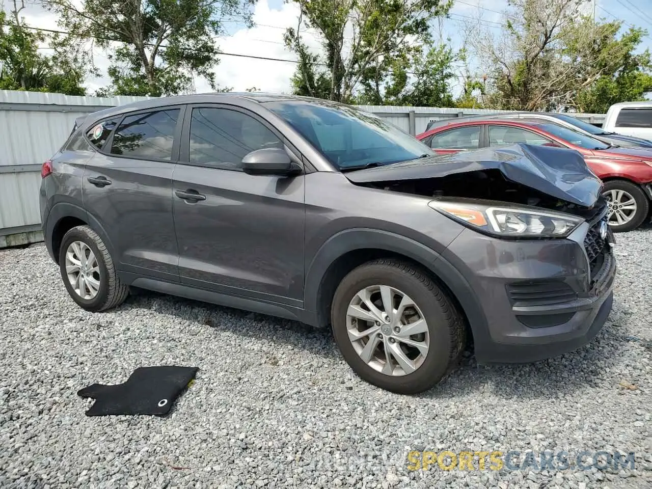 4 Photograph of a damaged car KM8J23A48LU106061 HYUNDAI TUCSON 2020