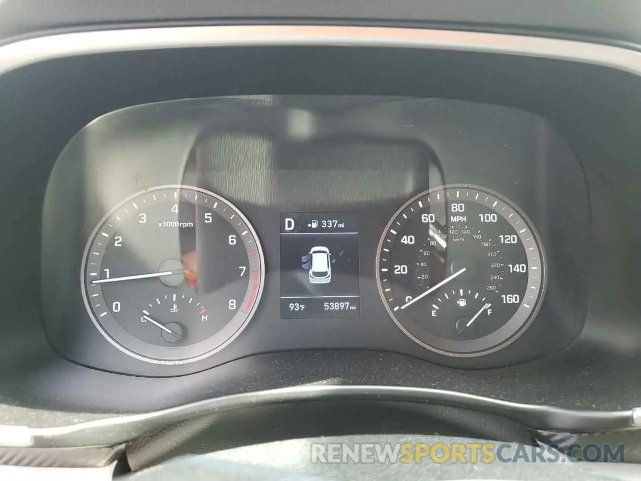 9 Photograph of a damaged car KM8J23A48LU106061 HYUNDAI TUCSON 2020
