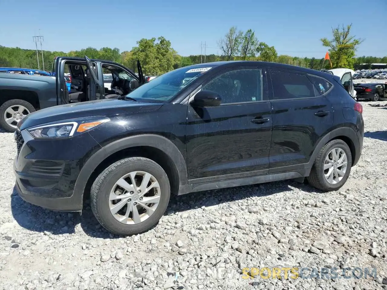 1 Photograph of a damaged car KM8J23A48LU184176 HYUNDAI TUCSON 2020