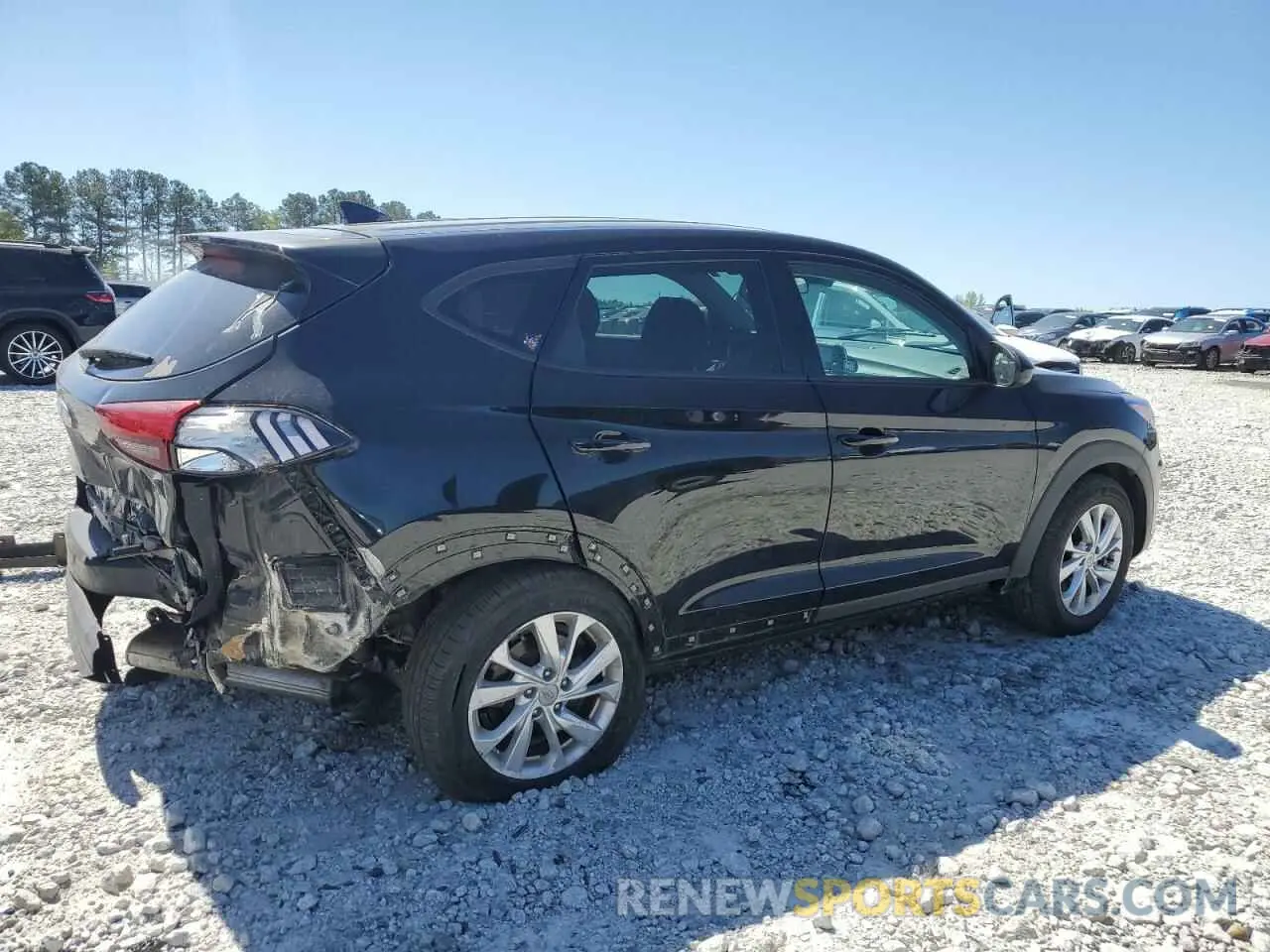 3 Photograph of a damaged car KM8J23A48LU184176 HYUNDAI TUCSON 2020