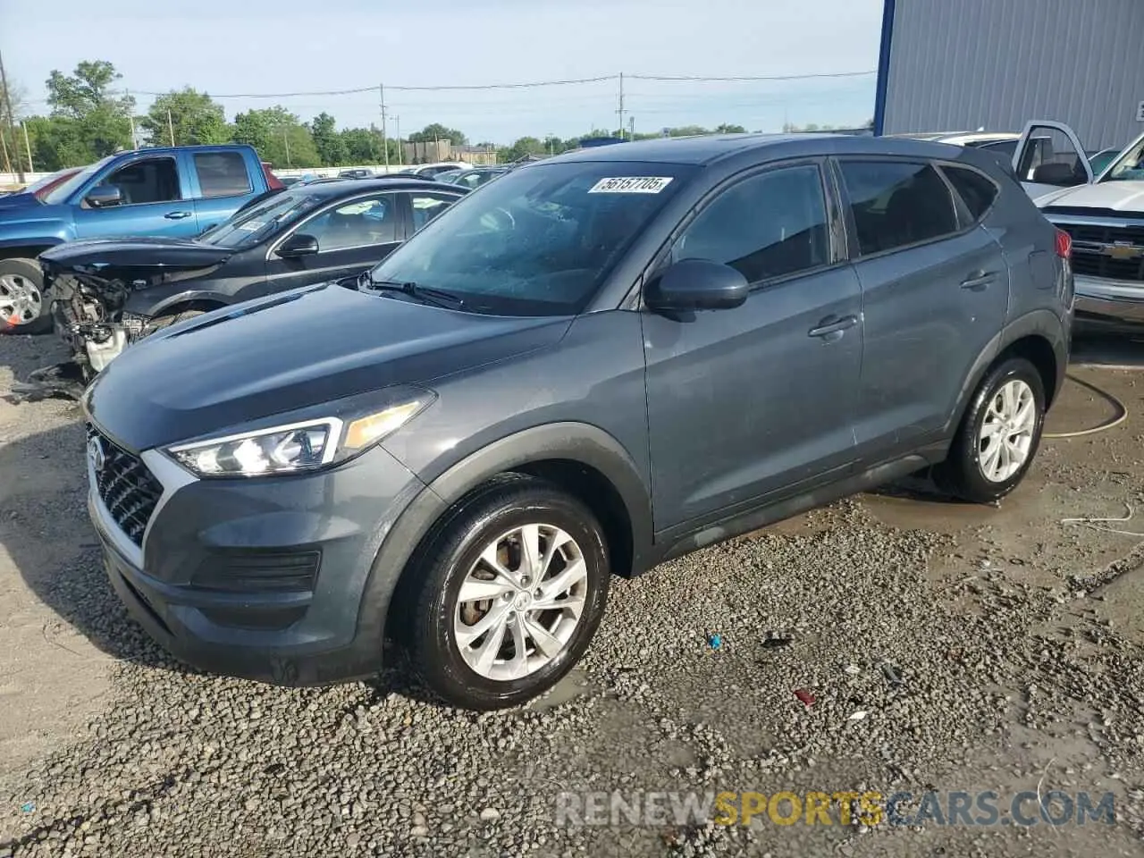 1 Photograph of a damaged car KM8J23A49LU169573 HYUNDAI TUCSON 2020