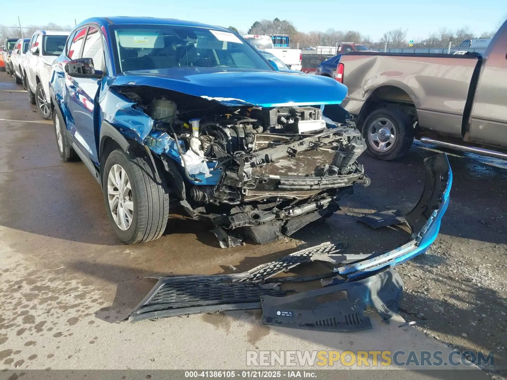 6 Photograph of a damaged car KM8J23A49LU190102 HYUNDAI TUCSON 2020